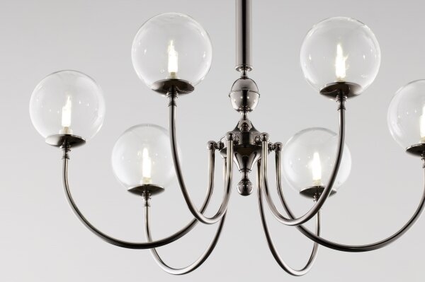 Jupiter 2022 - Lampadario a sospensione con catena BRILLANTE 6xG9/10W/230V cromo lucido