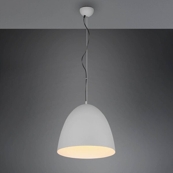 Reality Leuchten Lampada a sospensione Tilda, 1 luce, grigio, Ø40cm