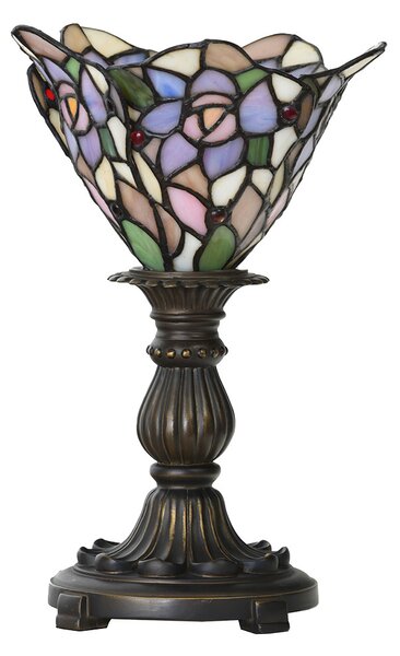Lampada da tavolo Tiffany Clayre & Eef Ø 20x30 cm Vetro rosa violetto