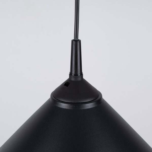 Sollux SL.1326 - Lampadario a sospensione con filo ZUMA 1xE27/15W/230V diametro 30 cm nero