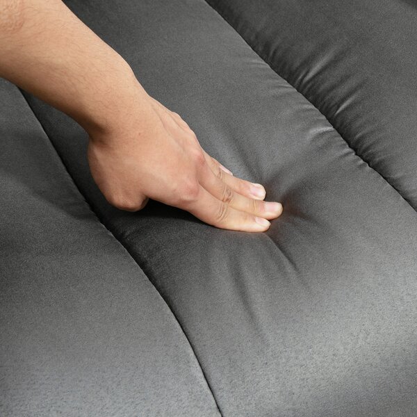 HOMCOM Poltrona Relax elettrica Poltrona releveur inclinabile con Poggiapiedi Regolabile grigio
