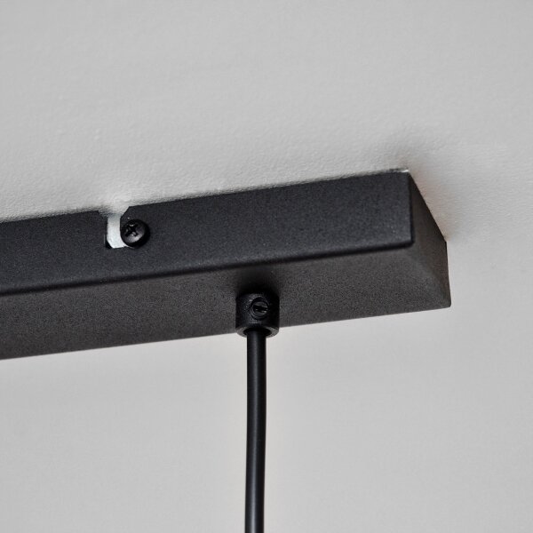 LED Lampadario a sospensione con filo TUBA 3xGU10/4,8W/230V nero