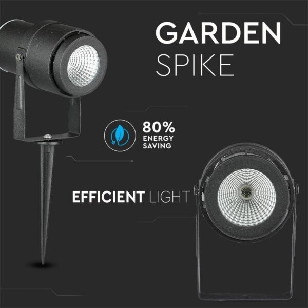 Lampada LED da esterno LED/12W/100-240V IP65 nero - vetro verde