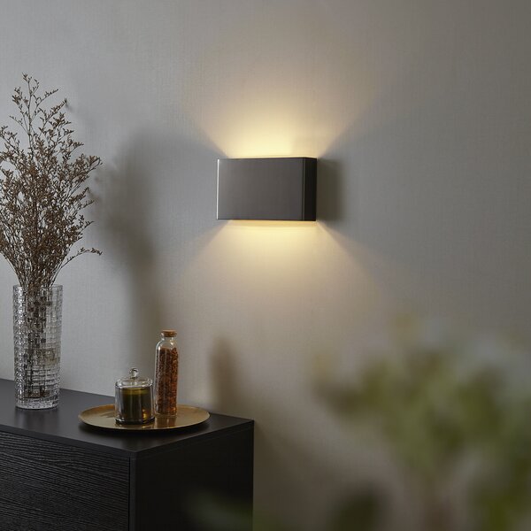 Lampada da parete moderna color canna di fucile a 2 luci - Otan