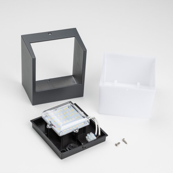 Brilagi - Applique a LED da esterno TERNI LED/12W/230V antracite IP44