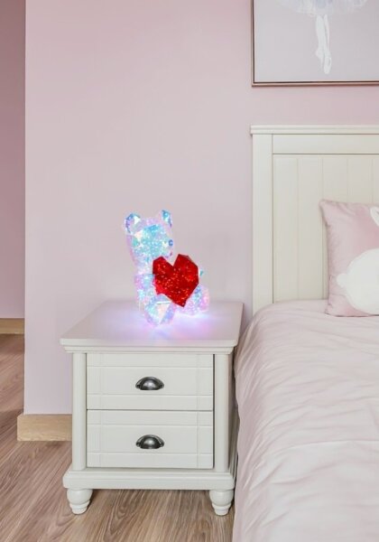 Globo 28058 - Decorazione da tavolo LED BRONDAR LED/6W/5V USB orsetto