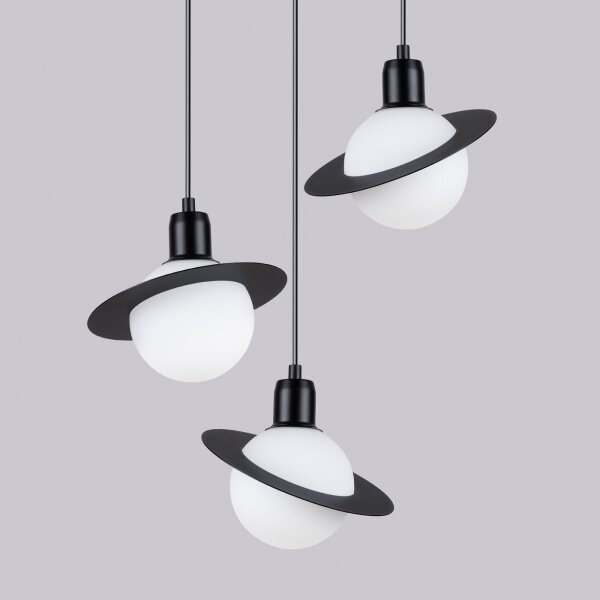 Sollux SL.1359 - Lampadario a sospensione con filo HYPERION 3xG9/8W/230V nero