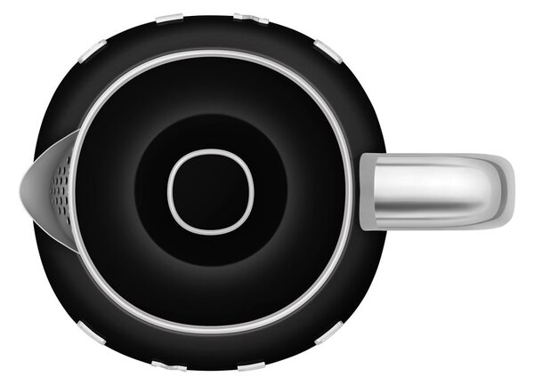 Bollitore nero in acciaio inox 800 ml Retro Style - SMEG