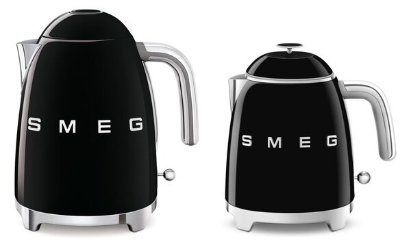 Bollitore nero in acciaio inox 800 ml Retro Style - SMEG