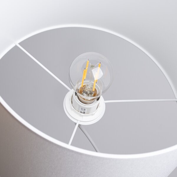 Sollux SL.1403 - Lampadario a sospensione con filo NOVA 1xE27/15W/230V diametro 30 cm bianco