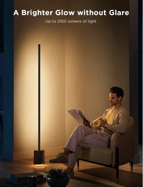 Govee - Lampada LED da terra con altoparlante Pro RGBICWW Wi-Fi + +TC