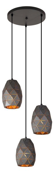 Italux Harley lampadario moderno in grafite MDM-3480/3A GR+GD