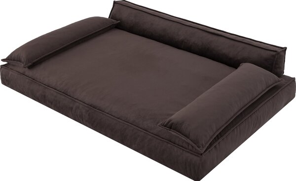 Letto per cani Divano per cani Cuscino per cani Cesto per cani Divano per cani Letto per animali Cesto per cani Divano per cani, facile da pulire, marrone, dimensioni L: 78x54 cm
