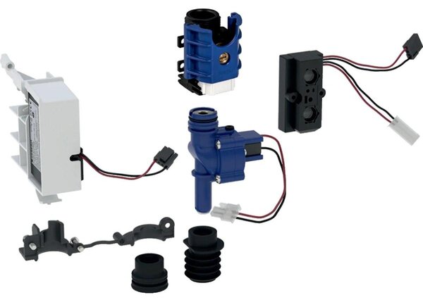 Kit di conversione Geberit, per comando orinatoio, alimentazione di rete, infrarossi, IP45, 1 pz