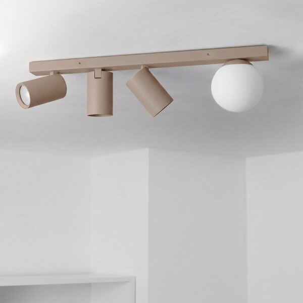 Brilagi - Faretto SELE BALL 3xGU10/30W/230V + 1xG9/10W colore beige