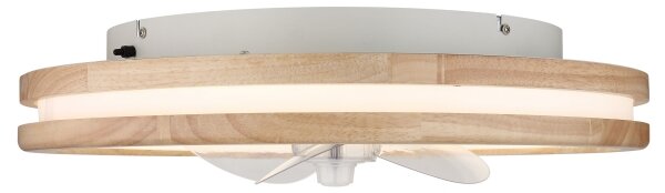 Globo 03650 - Plafoniera LED con ventilatore GATIAN LED/30W/230V marrone + +TC