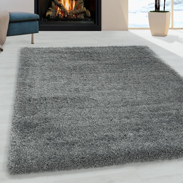 Tappeto grigio 60x110 cm Fluffy - Ayyildiz Carpets