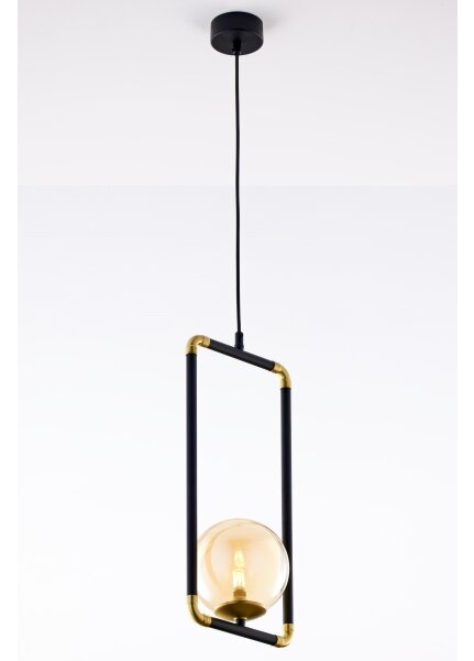 Jupiter 2024 - Lampadario a sospensione con filo ZAFRA 1xG9/10W/230V nero/oro/beige