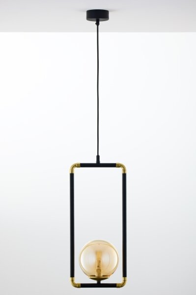 Jupiter 2024 - Lampadario a sospensione con filo ZAFRA 1xG9/10W/230V nero/oro/beige