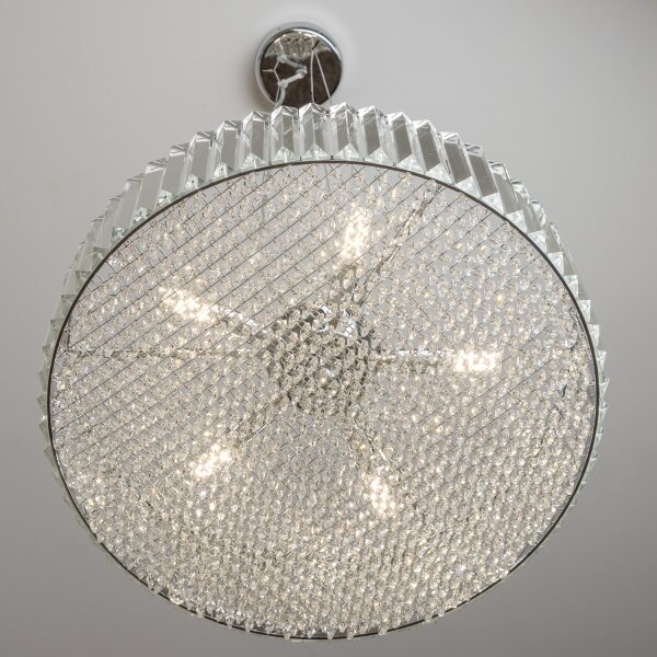 Brilagi - Lampadario LED in cristallo a sospensione su cavo GLAMOUR 5xG9/42W/230V
