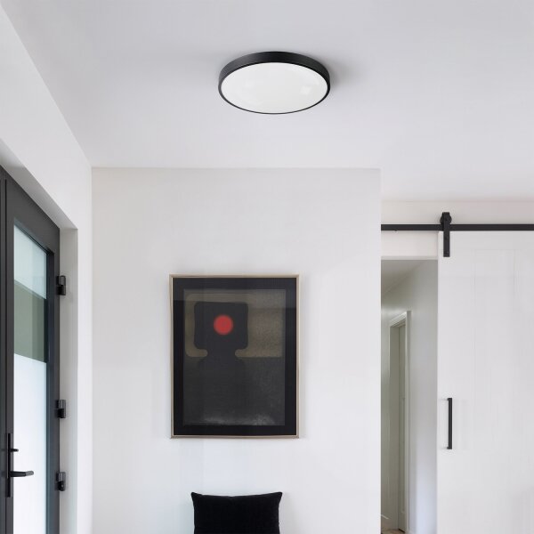Brilagi - Lampada LED dimmerabile GLASS POOL DOUBLE LED/48W/230V 40 cm nera + telecomando
