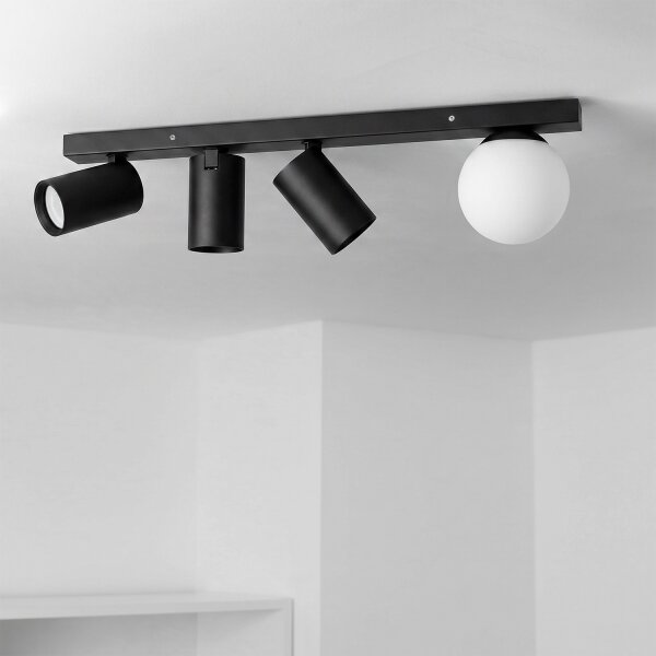 Brilagi - Faretto SELE BALL 3xGU10/30W/230V + 1xG9/10W nero