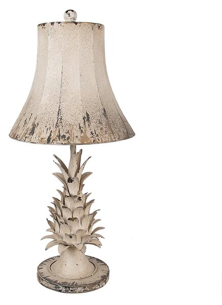 Lampada da tavolo Clayre & Eef Ø 30x64 cm Metallo beige