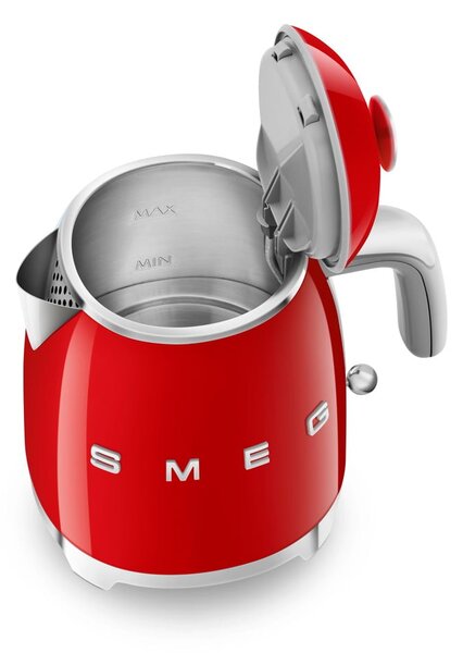 Bollitore rosso in acciaio inox 800 ml Retro Style - SMEG