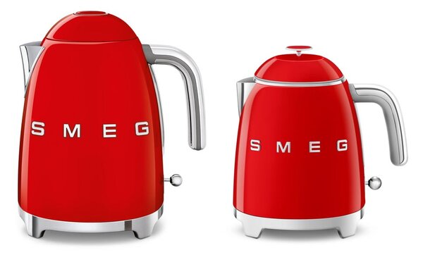 Bollitore rosso in acciaio inox 800 ml Retro Style - SMEG