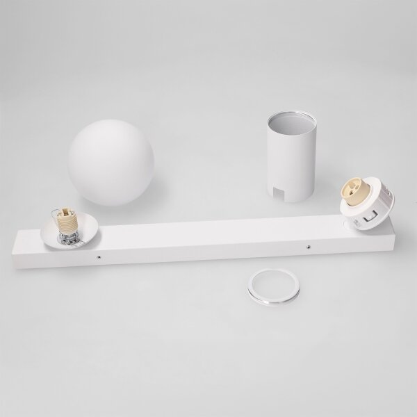 Brilagi - Faretto SELE BALL 1xGU10/30W/230V + 1xG9/10W bianco