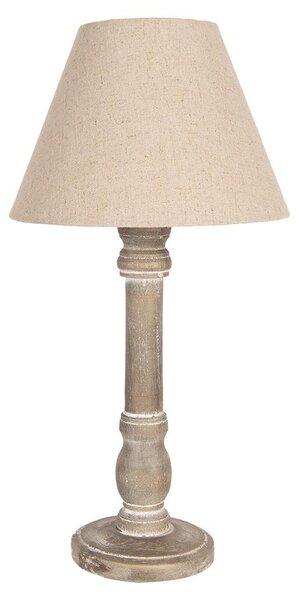 Lampada da tavolo Clayre & Eef Ø 23x45 cm Legno marrone