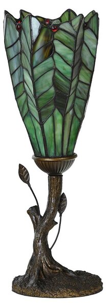 Lampada da tavolo Tiffany Clayre & Eef Ø 15x42 cm vetro verde