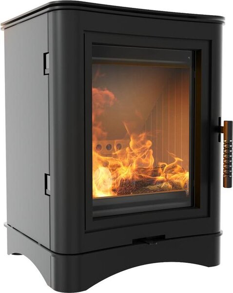 KRATKI K5 Ø 150 7 kW stufa a legna in acciaio