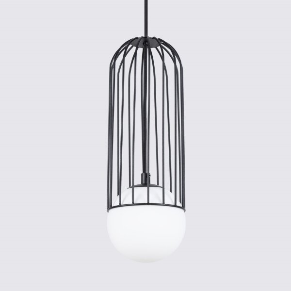 Sollux SL.1332 - Lampadario a sospensione con filo BRINA 1xG9/8W/230V nero