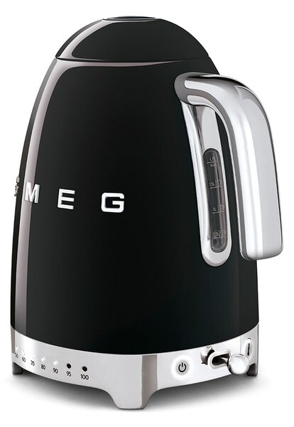 Bollitore nero in acciaio inox 1,7 l 50's Retro Style – SMEG