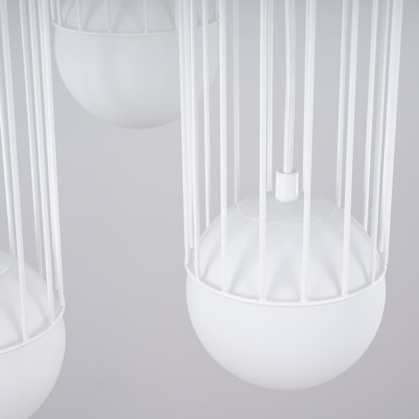 Sollux SL.1335 - Lampadario a sospensione con filo BRINA 3xG9/8W/230V bianco