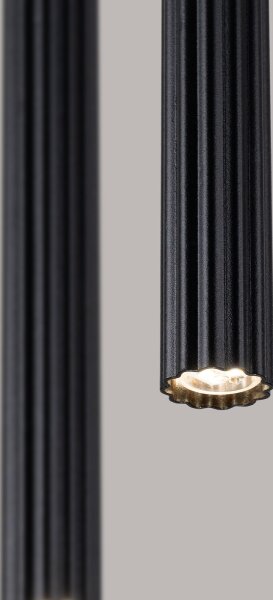 Sollux SL.1867 - Lampadario sospeso con cavo ARCHE 2xG9/8W/230V nero