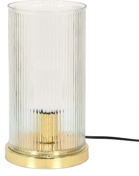 Lampada da tavolo Clayre & Eef Ø 15x27 cm Vetro color oro