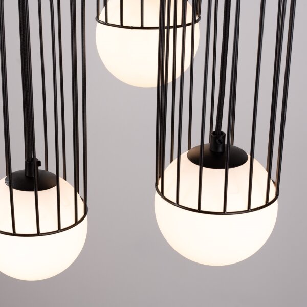 Sollux SL.1336 - Lampadario a sospensione con filo BRINA 3xG9/8W/230V nero