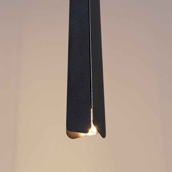 Sollux SL.1400 - Lampadario a sospensione con filo PRYSM 1xG9/8W/230V nero