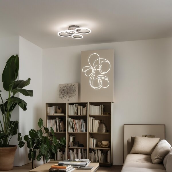 Brilagi - Plafoniera LED dimmerabile a montaggio superficiale ORBITS LED/50W/230V 3000-6500K + telecomando