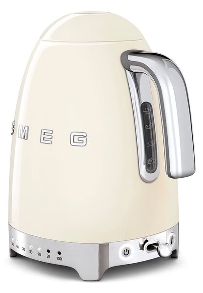 Bollitore color crema in acciaio inox 1,7 l 50's Retro Style – SMEG