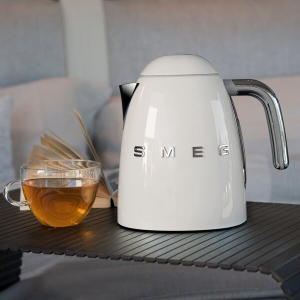 Bollitore color crema in acciaio inox 1,7 l 50's Retro Style – SMEG