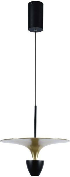Lampada a sospensione LED VT-7832 dorata 9W, bianco neutro 1000 lm, metallo, dimensioni: 140x30x30 cm, IP20, V-TAC