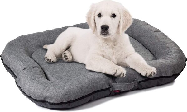 Lettino per cani BOUTIQUE ZOO | Materasso impermeabile per cani | Tappetino per cani grandi e piccoli | Tessuto Codura | Lavabile | In e Outdoor Grigio M 80x65cm