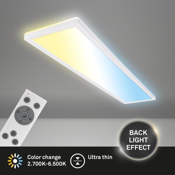 Briloner 7533-016 -LED dimmerabile pannello a superficie TAVA LED/36W/230V 2700-6500K 98x20 cm + telecomando