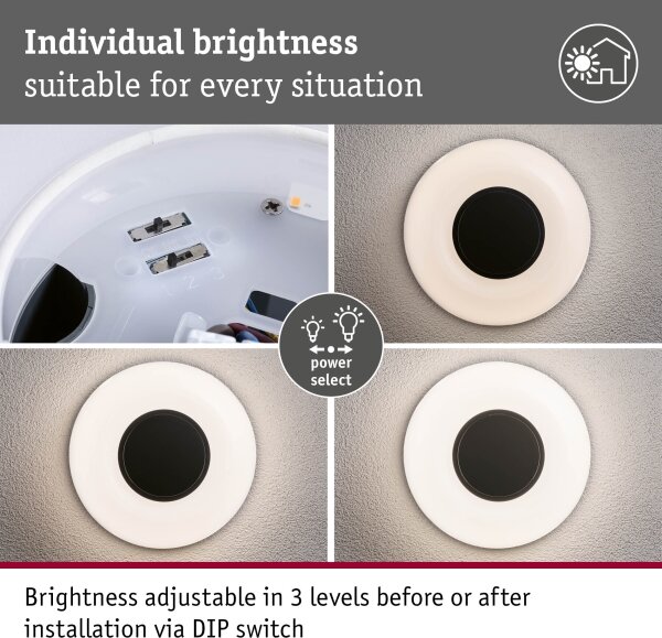Paulmann 94955 - LED/20,5W IP65 dimmerabile lampada da parete per esterni AUREVA 230V