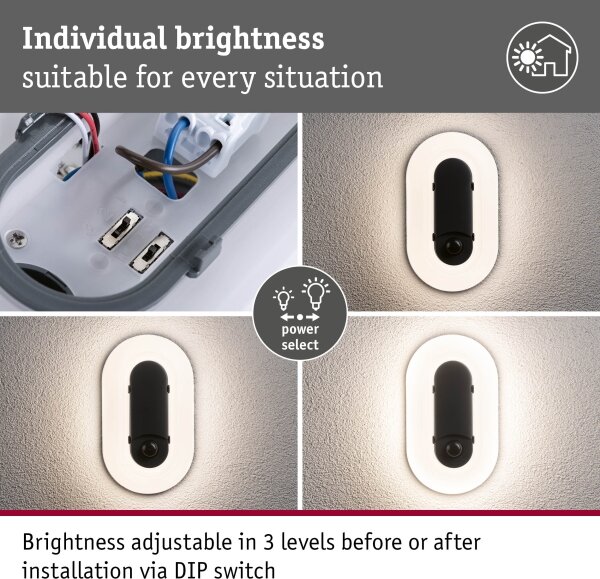 Paulmann 94958 - LED/18,5W IP65 Applique da esterno dimmerabile ELUNOR 230V