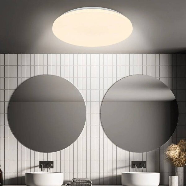 Briloner 3828-016-LED Plafoniera da soffitto per bagno con sensore WALK LED/24W/230V IP54, diametro 35 cm