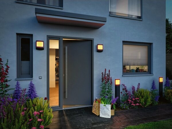 Paulmann 94515 - LED/8,5W IP44 Lampada da esterno con sensore PADEA 230V antracite